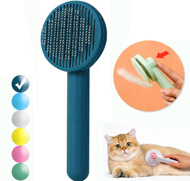 Cat Brush Pet Grooming Brush for Cats Remove Hairs Pet Cat Hair Remover Pets Hair Removal Comb Puppy Kitten Grooming Accessories - Urban Pet Plaza 