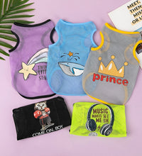 Cute Cartoon Pet Dog ClothesSummer Thin Mesh Dog Cat Vest Cat Teddy Pomeranian Pet Puppy Breathable Cool Clothing Dog Costume - Urban Pet Plaza 