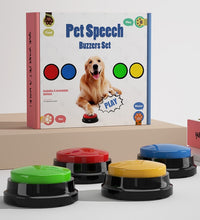 Recordable Dog Training Buttons Pet Talking Toys Pet Interactive toys Speech Buttons Pet toys For Pet Interactive - Urban Pet Plaza 